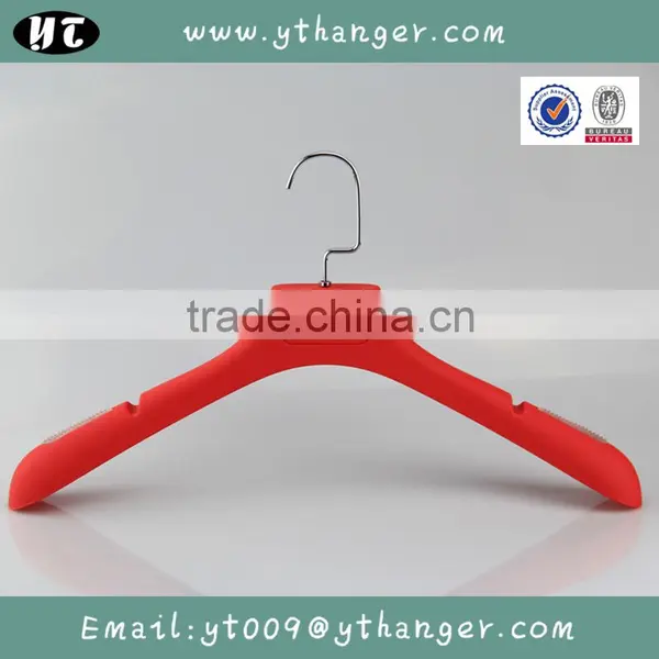 HA6905 Colored Plastic Clothes Hanger Antislip Women Coat Hanger Dress photo-2