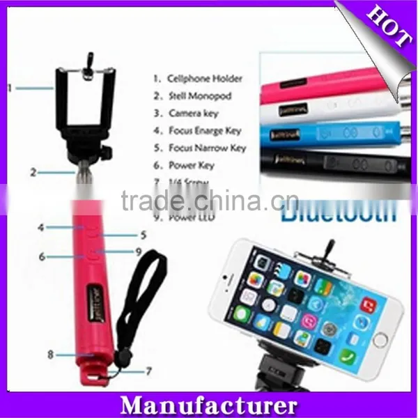 Bluetooth Monopod Selfie Stick Wireless Self-timer Selfportrait Monopod for IPhone 5 5C 5S for Samsung Galaxy S4 S3 Note3 photo-2