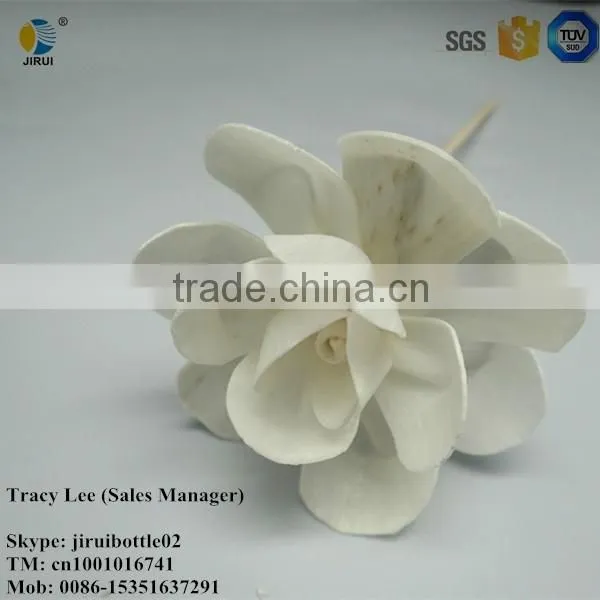 Natural Flower Aroma Reed Diffuser White Color Diffuser Flower photo-3