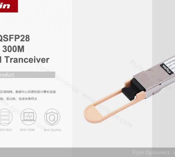 40km QSFP 1296nm-1310nm Optic Transceiver Module 100g QSFP28 ER4 SFP Module