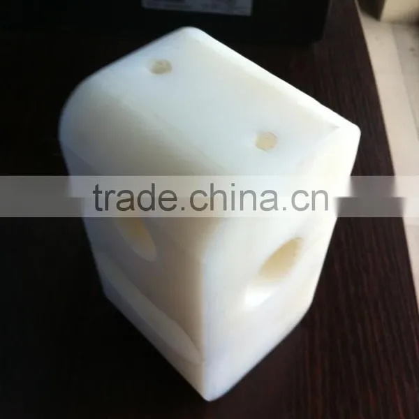Precision Plastic Parts, Cnc Maching Precision Clear Plastic Support Block photo-5