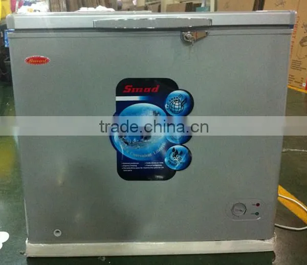 Silver Color Commercial Slim Freezer Mini Deep Freezer Price photo-2