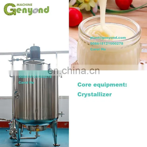 Genyond Factory Sweetened Condensed Milk Evaporation Cystalization Equipment Making Machine Processing Plant Production Line photo-2