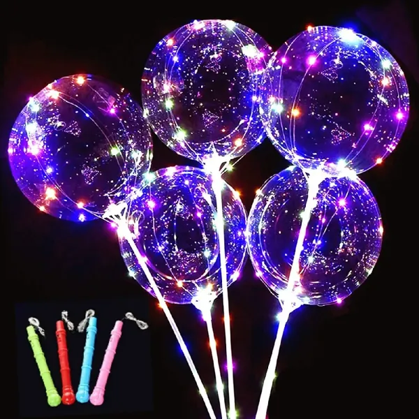 Novelty Amor 18 20 Inches Navidenos Kits Para Fiesta Cumplean Set De Globos -Al-Por-Mayor Burbuja Balloon With Light photo-2