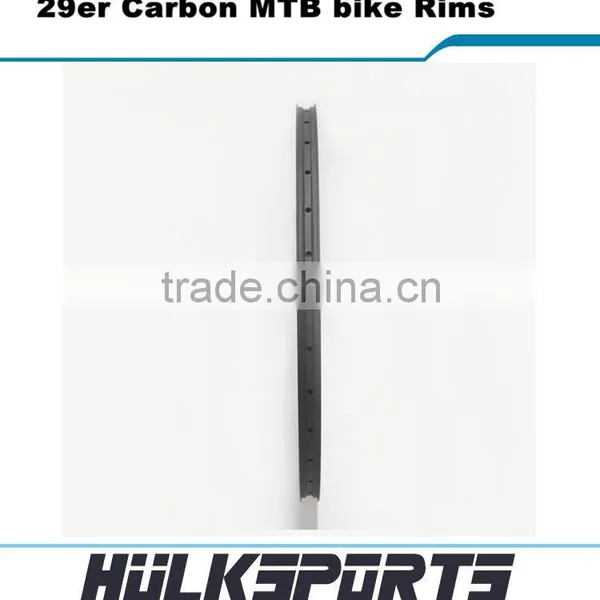 Cheap 29er Mtb Carbon Rims Wheels Tubeless 30mm Width Mountain Bike Carbon Rims 3K/UD Hookless 29 Carbon Rim photo-3