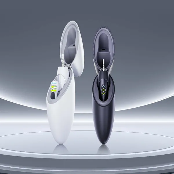 Infly T04C белая и черная электрическая зубная щетка с УФ-стерилизацией