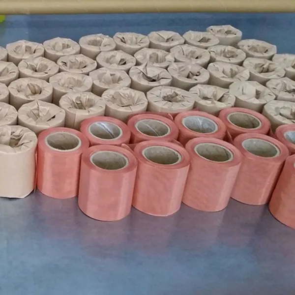 Red Copper Wire Mesh/cloth High Quality Electronic Signal Shielding Copper Wire Filter Mesh Stock Supply photo-4
