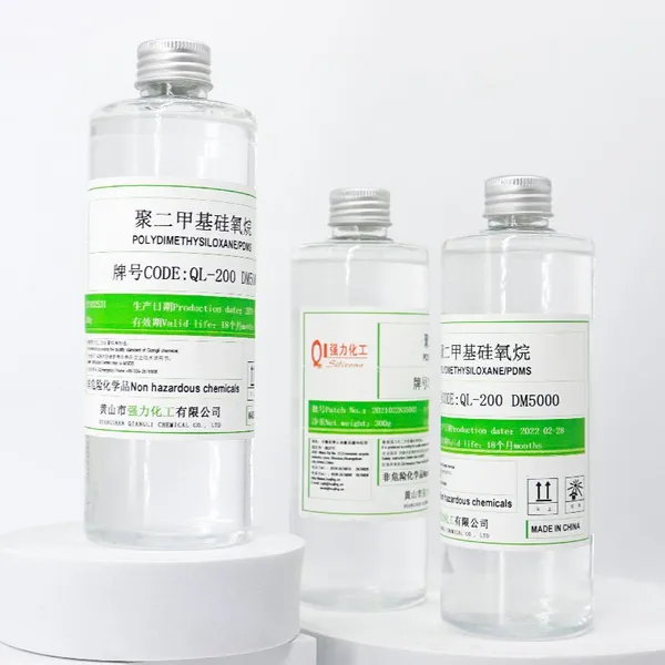 Strongly Brand Silicone Oil Cosmetic Ingredient Polydimethylsiloxane Oil 5000 CSt Medium Viscosity Manufactured in China photo-2