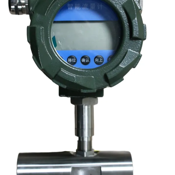 Kyue KTF200Turbine Flowmeter 4-20mA Pulse RS485 Diesel Fuel Hot Water Flow Meter Flow Sensor DN15 Industrial Automation photo-2