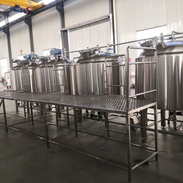 1000L 4Vessles Brewhousecraft Beer Equipment With Fermentation Tanks photo-3