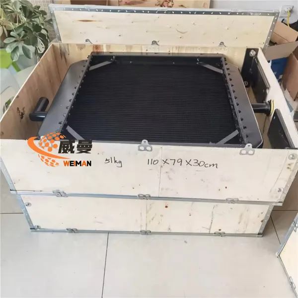 Radiador Original SDLG 4120000353 para carregadeira de rodas LG936L peças sobressalentes.