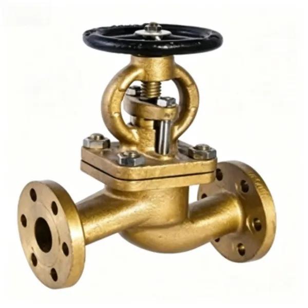GB/T587 Certified Marine Bronze Flanged Stop Valve With Fire-Safe Design photo-4