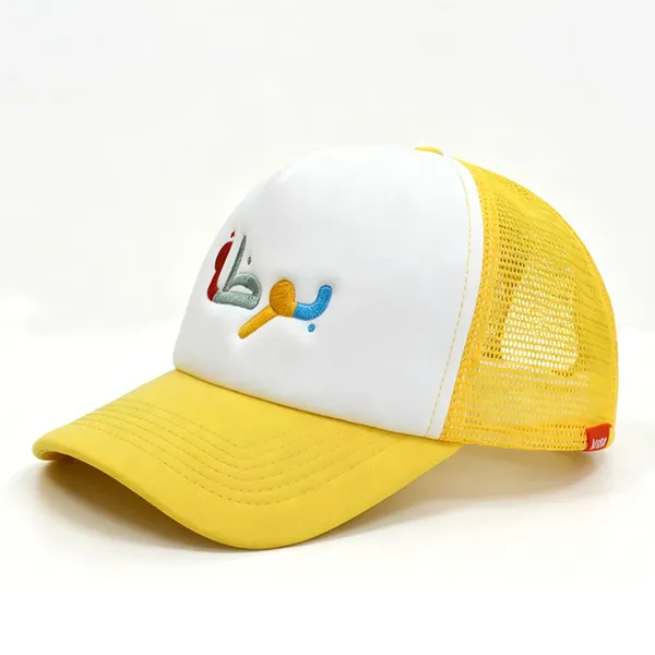 Custom Logo Mesh Trucker Hat Foam Trucker Hats Adjustable Mesh Trucker Caps photo-3