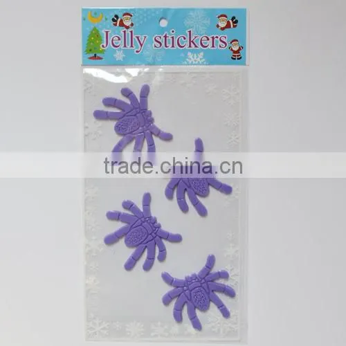 Jelly Gel Stickers, Gel Clings For Window or Cups
