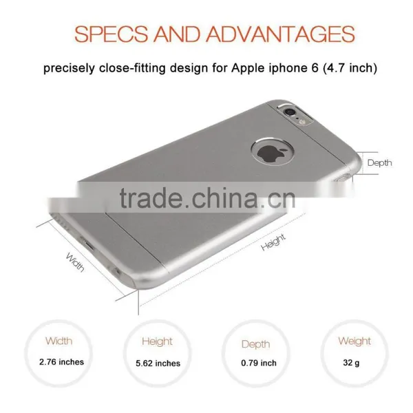 Dual Aluminum Sublimation Phone Cover for Iphone 6 Cases 2016 New Arrival photo-3
