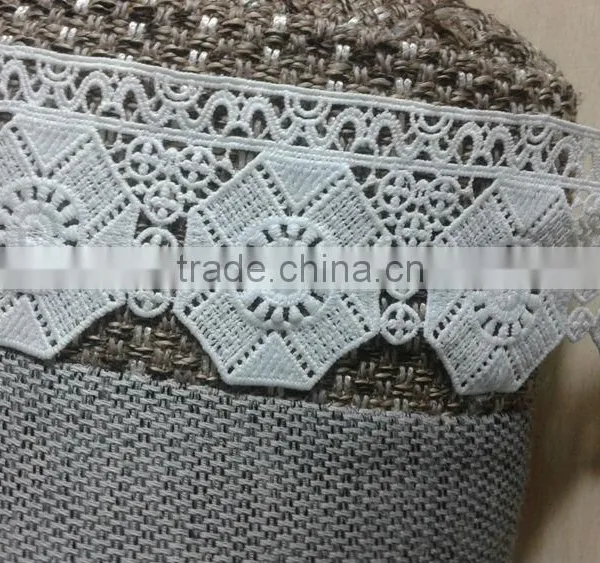 Mitaloo White Lace Trim Cotton Watersoluble Lace M08001 photo-2