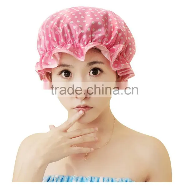 Water Proof Double Layer Shower Cap photo-3
