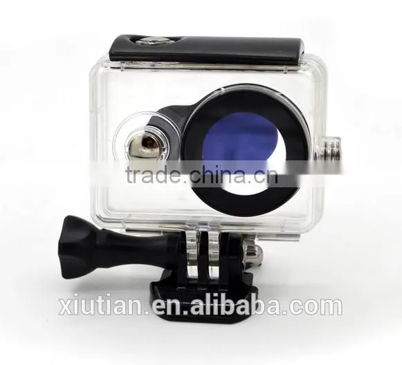 Xiaomi Yi Camera Waterproof Case+Surfing Mouth Mount+Floating Bobber for Xiaomi Yi Camera Accessories Xiaoyi Action photo-2