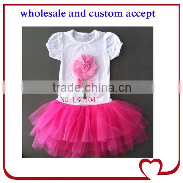 Made in China Super Quality Cheap Flower Girl Dresses Under, Cube Flower Girl's Tutu Dress,summer Shortsleeve One-piece Dresses photo-2