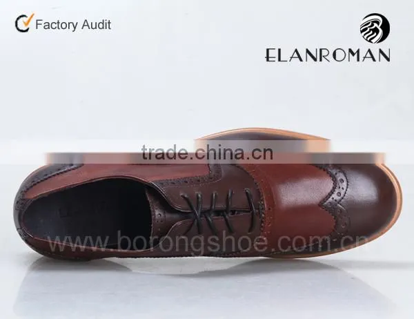 High Quality Leather Shoes Men Brogues Shoes Men Leather Dress Shoes photo-5