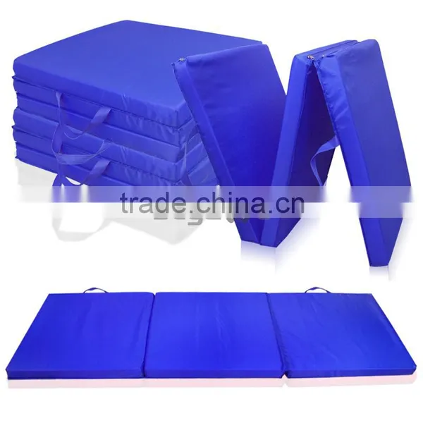6x2'x2" Gymnastics Gym Folding Exercise Aerobics Mats Pink Stretching Yoga Mat photo-3