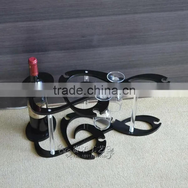 Guihe Crafts Acrylic Wine Bottle Display Rack photo-6