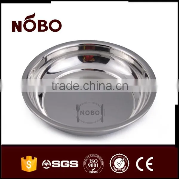 Round Shape Stainless Steel Dinner Plate photo-5