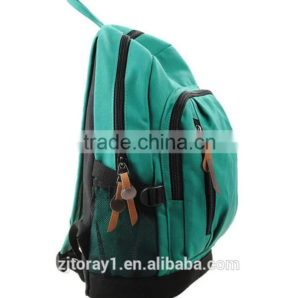 Wholesale Custom Canvas School Backpack Manufacturer photo-2