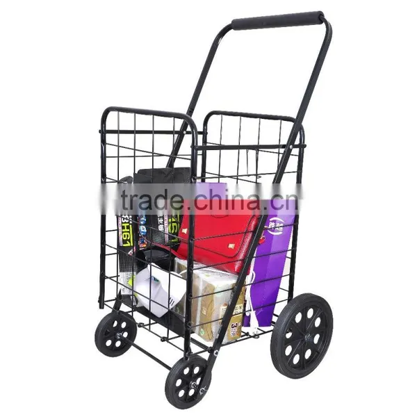 Foldable Super Shopping Cart or Laundry or Hand Cart &hand Trolley