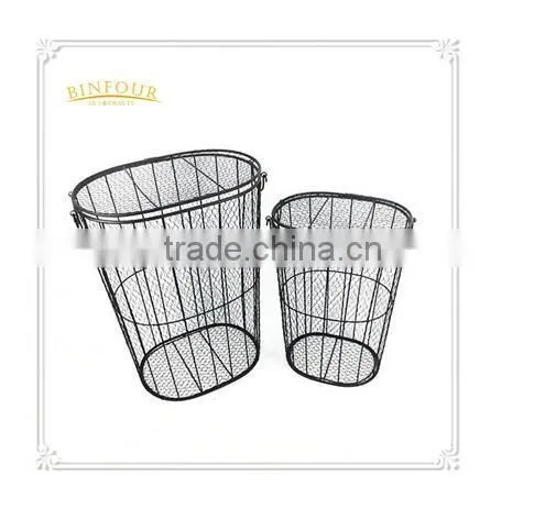 New Designer Home Decor Metal Laundry Storage Basket photo-2