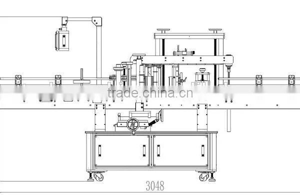 Automatic Adhesive Sticking Label Machine Small Bottles photo-2