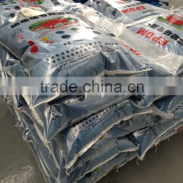 Colorful EPDM Granules & EPDM Rubber Granules/ Crumb Rubber/ Rubber Track for Playground photo-6