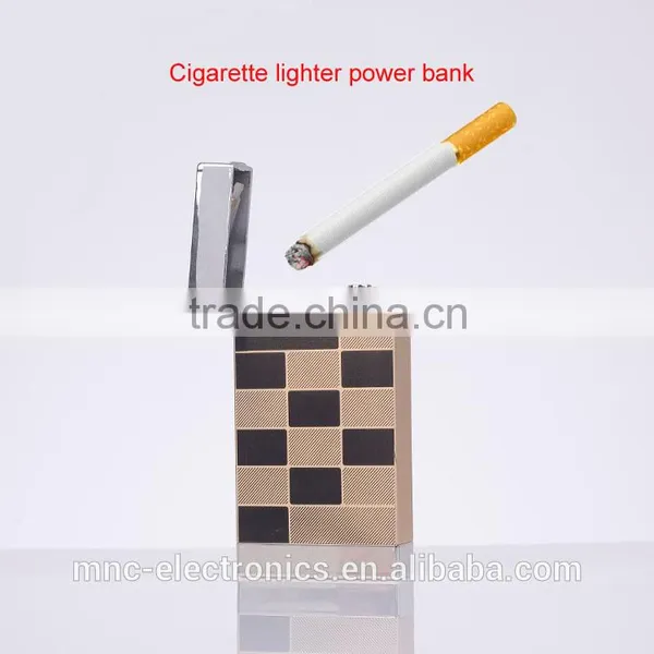 Custom Logo Printing Multi Function Men Promotion Gift Electric Cigarette Lighter Shape Power Bank Supplier's Choice photo-6