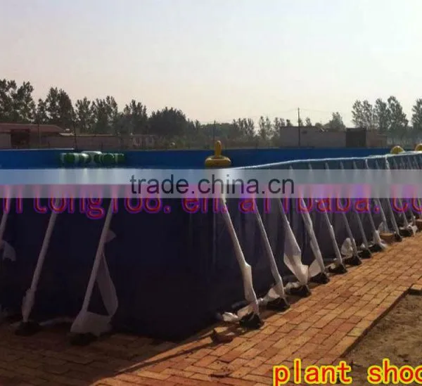 Outdoor Playground Rectangular Metal Frame Swimming Pool Quality Choice photo-4