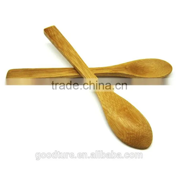 Flatware Well Polished Soup Coffee Spoon Tableware Bamboo Spoon photo-2