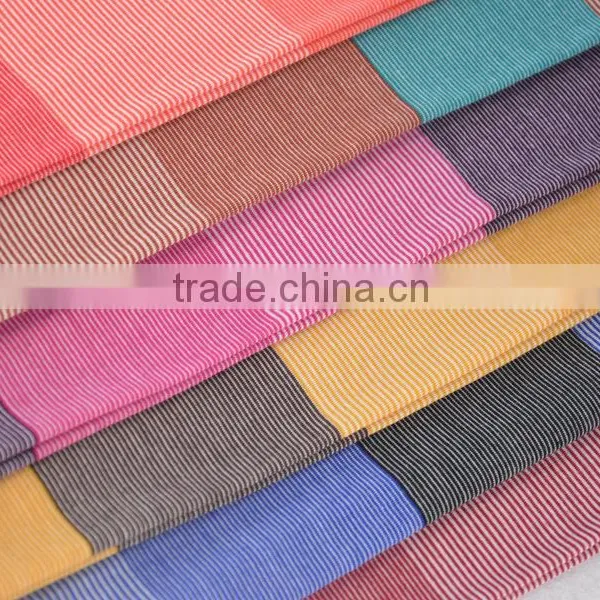 Jiufan Textile 100 Knit Polyester Yarn Dyed Fabric photo-3