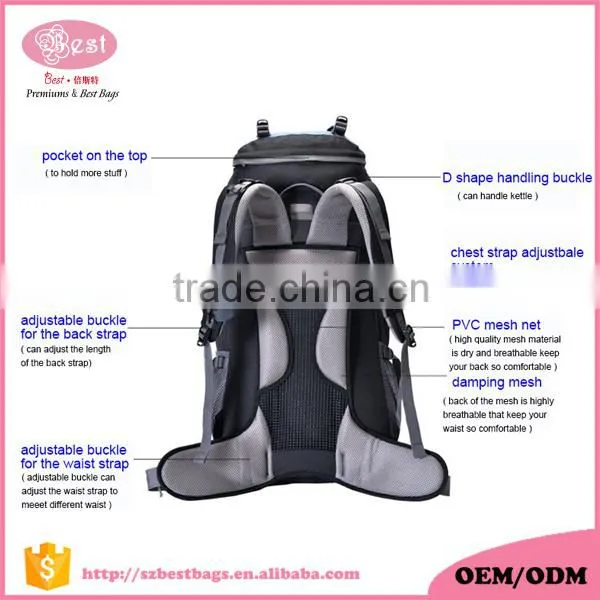 Factory Supply Waterproof Hiking Backpack Hiking Camping Backpacks photo-4