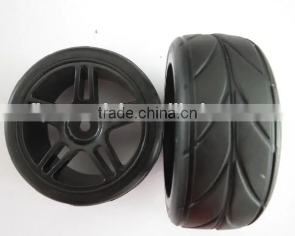 Racing Car Tires Tyre Wheel Rim Fit HSP HPI 1:10 On-Road Car Pre-glued Car Tires photo-2