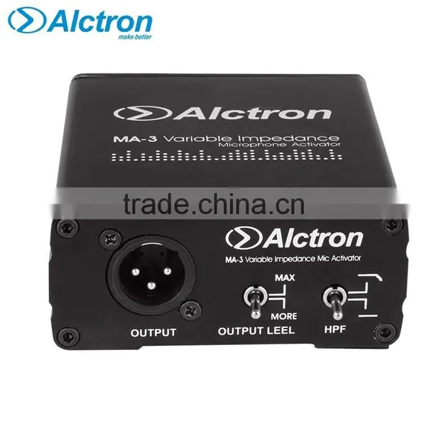 Alctron MA-3 Mini Single Channel Microphone Activator With Adjustable Impedance and HPF,Pro Mic Preamplifier, 1-Channel Mic Pre photo-3