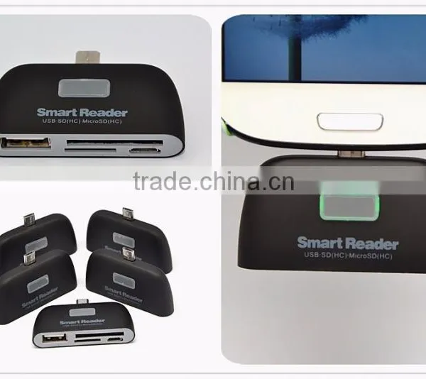 4 in 1 OTG Adapter Micro USB Card Reader SD HC TF photo-4