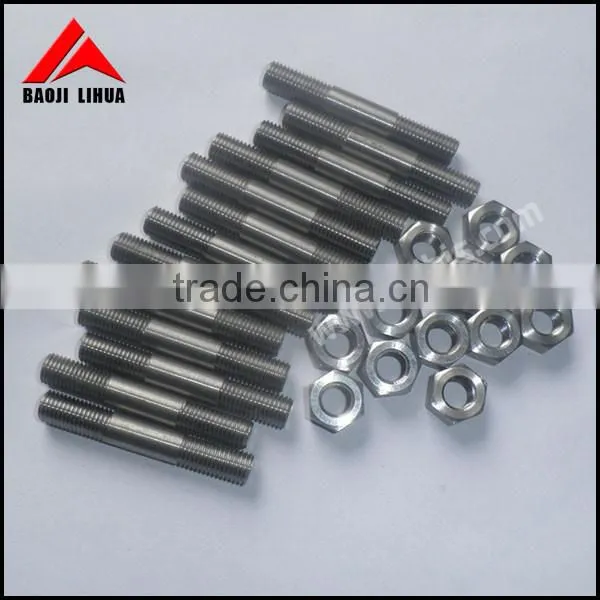 Manufactured Titanium Bolts M24 Titanium Stud Bolt Screws