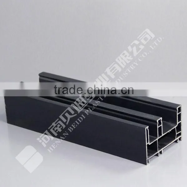 Single/double Glazed/triple Glass Designed Upvc Windows and Doors, Color Profiles With Film Windows photo-2