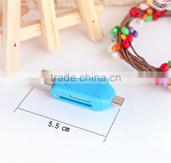 Universal Card Reader Mobile Phone PC Card Reader Micro USB OTG Card Reader OTG TF / SD Flash Memory Wholesale photo-5