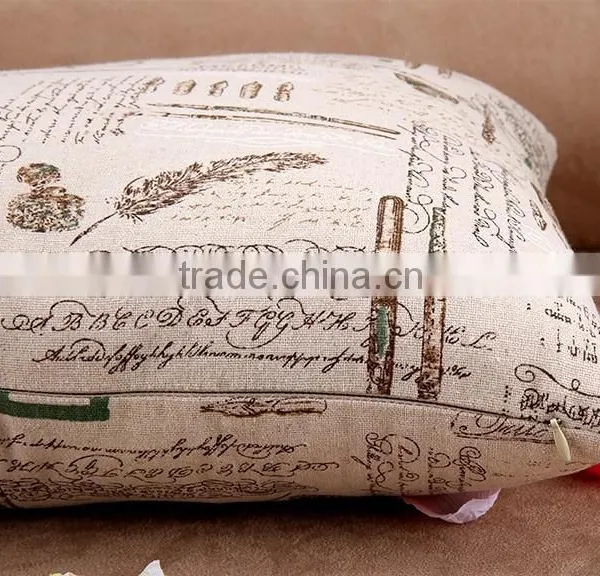 Household Cloth Art ZAKKA Cotton and Linen Hold Pillow Animated Cartoon Series Cushion for Leaning on Back of a Chair photo-5