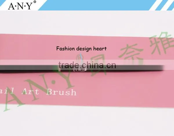 ANY Nail Art Beauty Caring Metal Handle Super Thin Brush for Nail Art photo-4