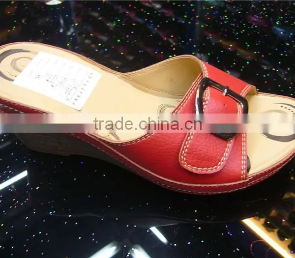 Wedge Bottom Comfortable Fashion Europe United States Explodes Classic Buckles Female Sandals