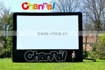Large inflatable outdoor inflatable cinema screen TV screen