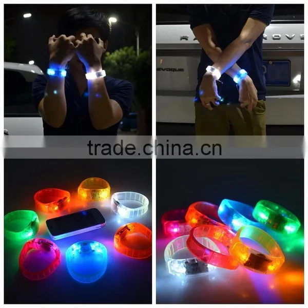 Party Supply LED Sound and Music Activated Bracelet Party Supplies photo-6