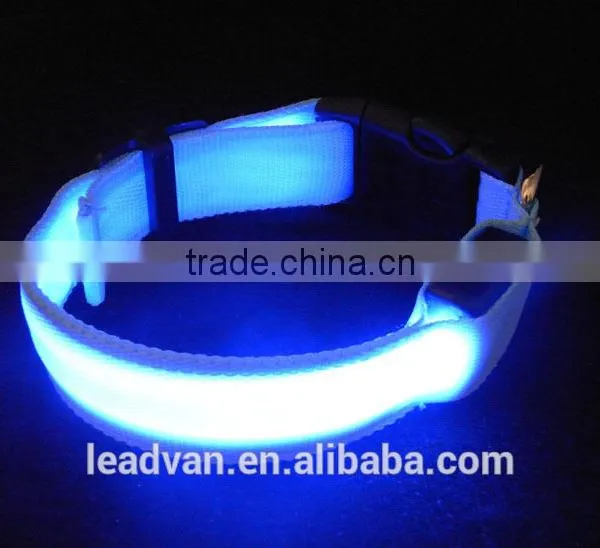 Pet Products 8 Fashion Color 3 Flashing Mode Dog Luminous Collar photo-3