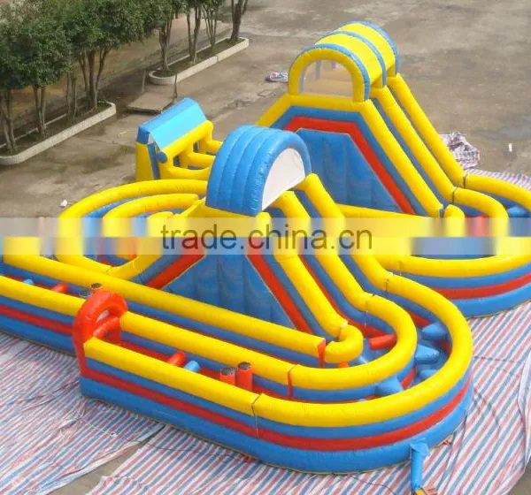 2016 NEW PVC Customized Giant Adult Inflatable Obstacle Course for Sale photo-3